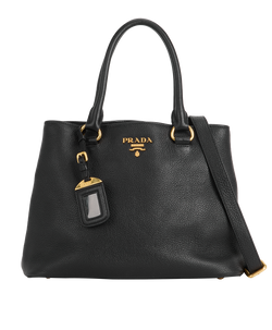2 Way Tote, Leather, Black, 197, S/LT, 2*